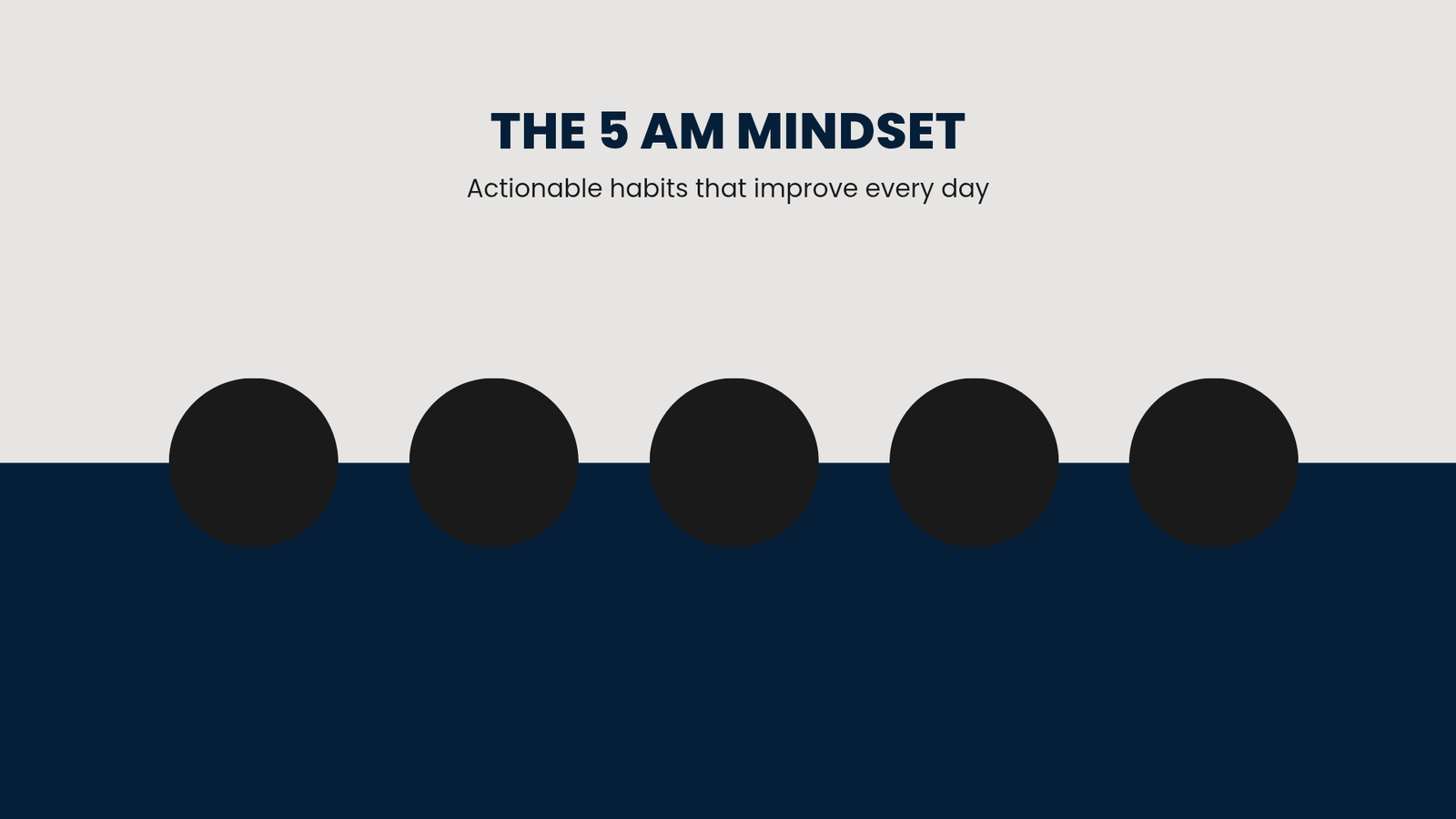 The 5 am mindset routine for success